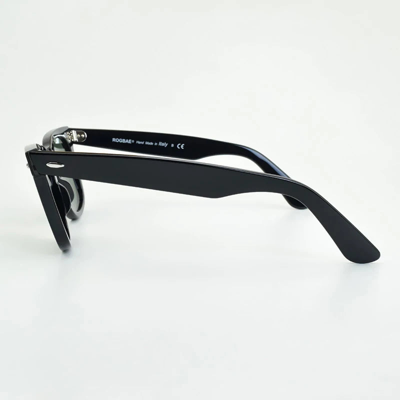 SUN glasses classics Glass lens Acetate sun glasses men Y-2140 Double rivet Design Goggles Elegant Female Square UV sunglass