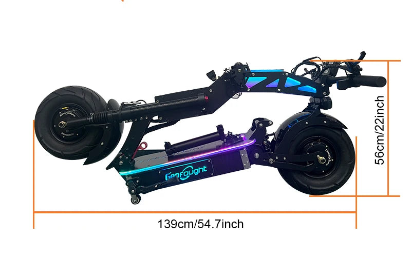 G14 72V 10000W LIVIAE NFC Card Start Dual Motor Electric Scooter with Free Seat,40-100AH Long Range E Scooters