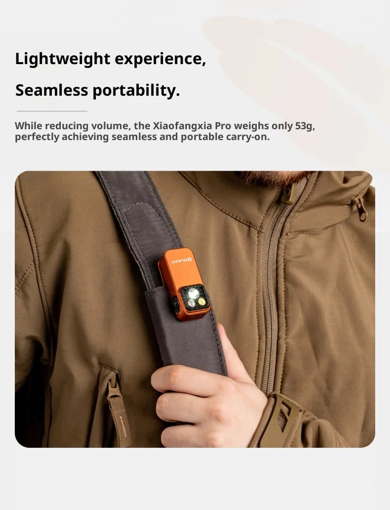 Olight Oclip Pro Outdoor Flashlight Portable Strong Light Camping Torch Long Range Rechargeable 500LM Aluminum Alloy Flashlight