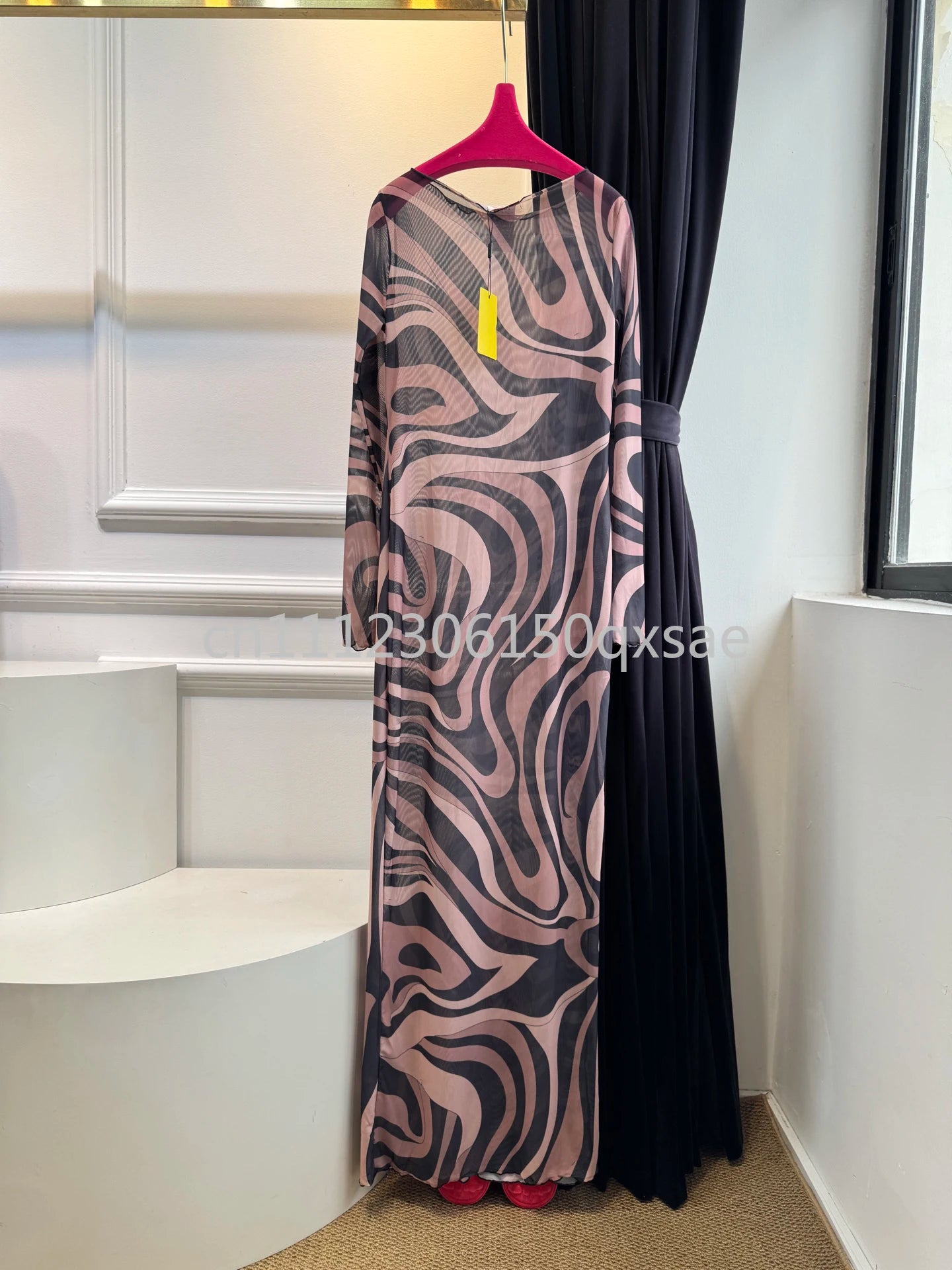 2026 Fashion Design Women's Brown Dresses with Letter Signature Logo Classic Brand Lady Skirts Beachwear Swimwear