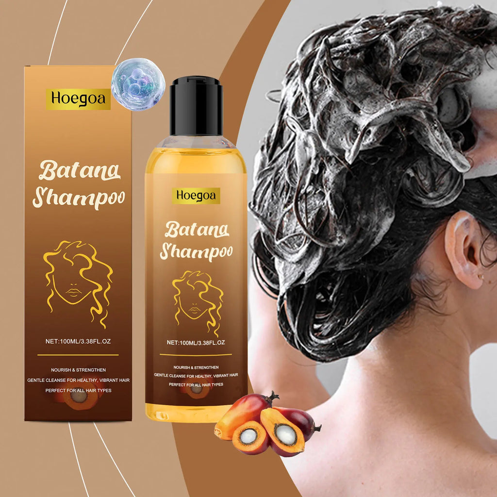 Batana Oil Shampoo Soothing Scalp Repair Damaged Brittle Hair Oil Control Nourishing Strengthing Hair Root Hair Growth Shampoo