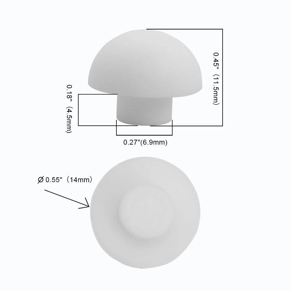 Toilet Lid Cushion Antislip Gasket Toilet Seat Pad Buffers White Stop Bumper Shock Absorber Bathroom Toilet Seat Lifter Kits
