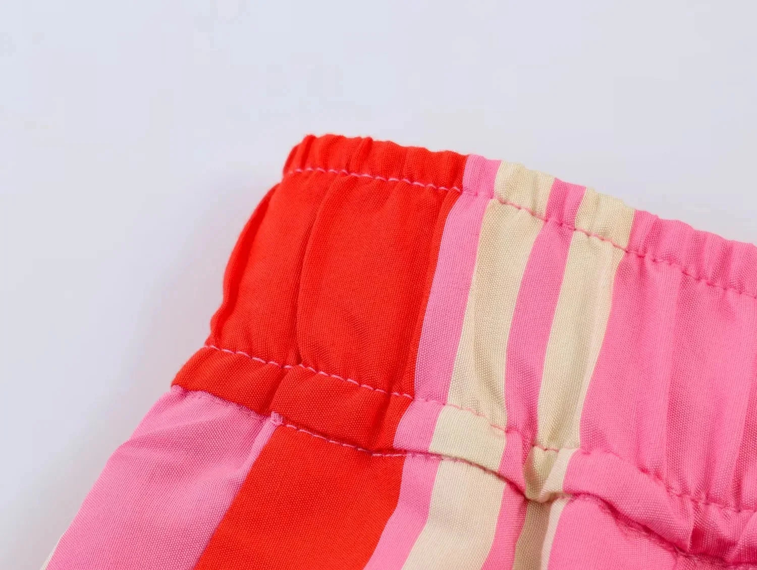 BSAY 2026 Women's Striped 2-Piece Outfit Short Sleeve Shirt Top + Elastic Waist Wide Leg Pants Set Casual Summer Matching Sets