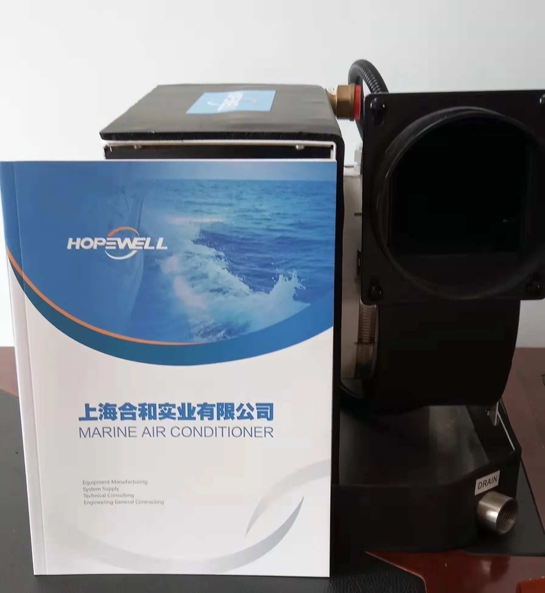 Fan Coil Unit Chilled Water air Handler for Hvac Syst 36000BTU Copper Wire Marine Landing Fan Coil