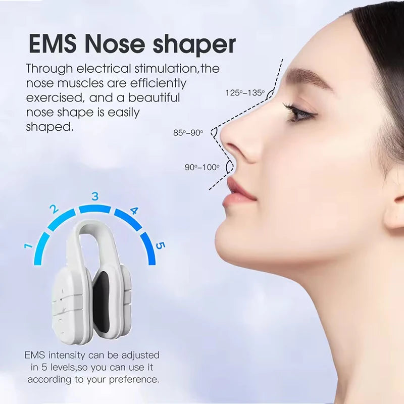 Beautiful Nose Clip EMS Nose Shaper Up Shaping Machine Lifting Nose Corrector Massage Tool Acial Corrector Slimmer Beauty Tool