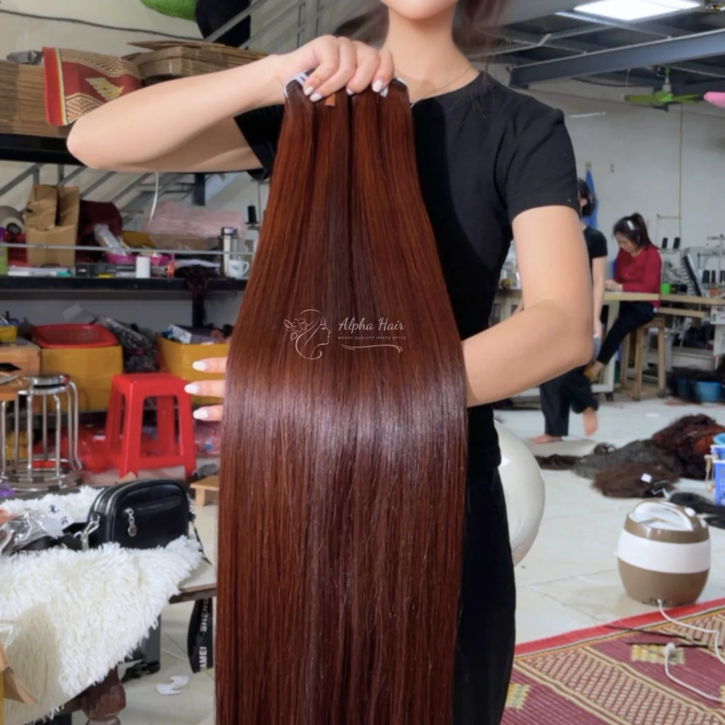 Hot Selling Unprocessed Bone Straight Vietnamese Bang Human Hair Extensions Light Color HD Lace Front Remy Wigs Large Stock