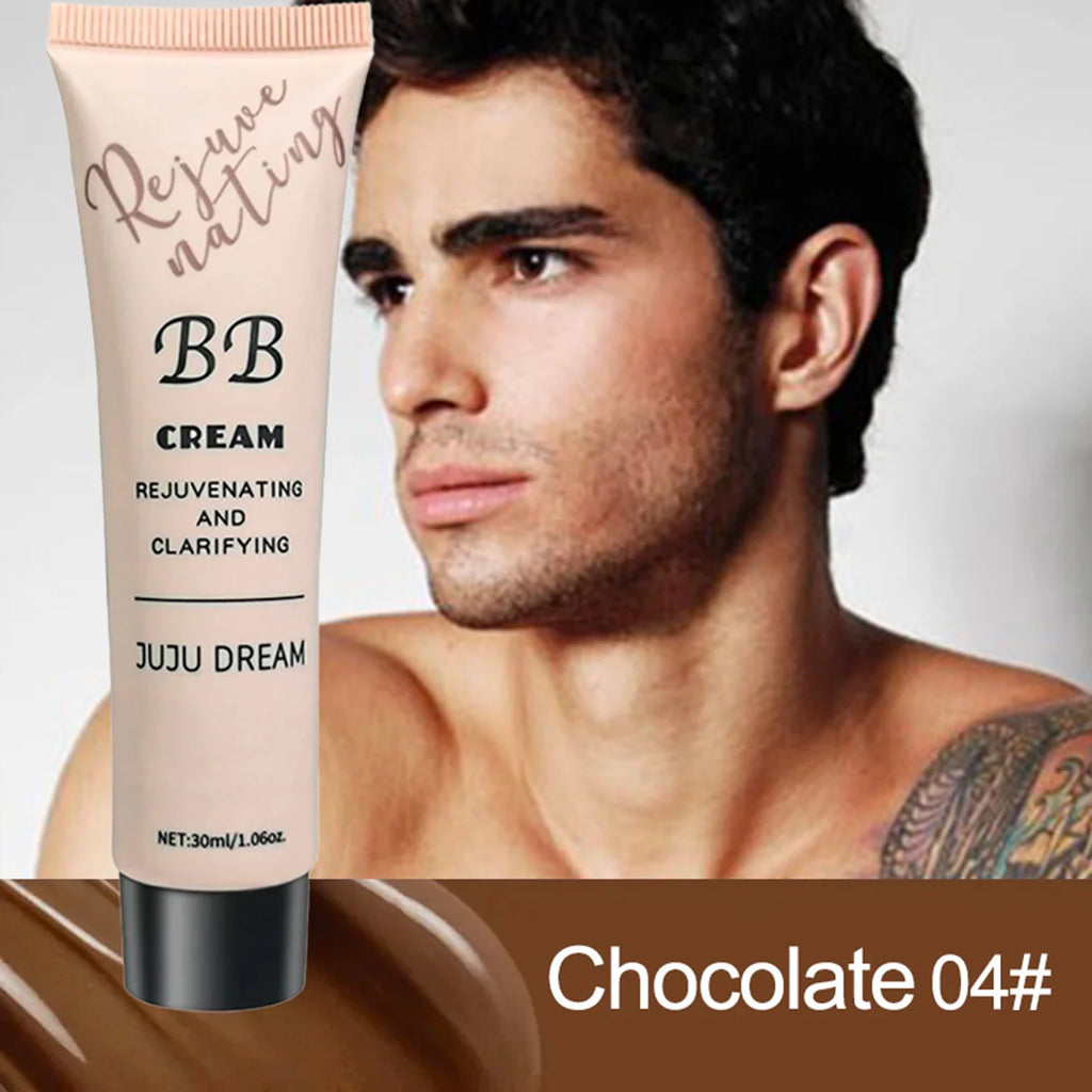 Men’s BB Cream – Full Coverage, Waterproof,Long-Lasting, Natural Matte Finish,Certified, Skin-Friendly, Quick Base for All Looks