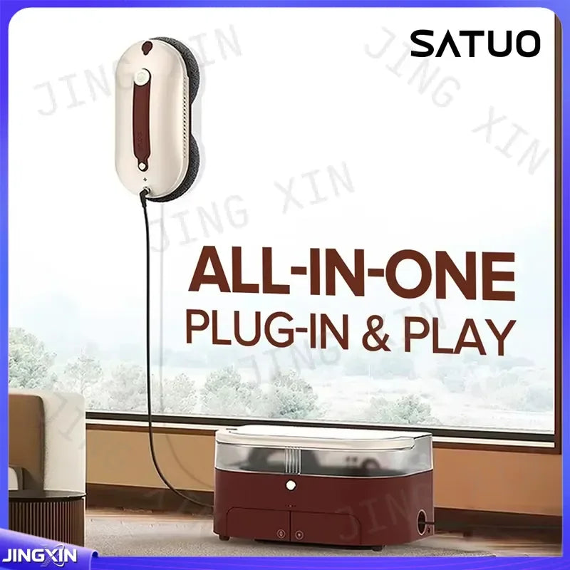 for Home Appliance Cleaning Machine Fully Automatic Electric Window Cleaning Robot Cleaner Smart Glass Washing Device