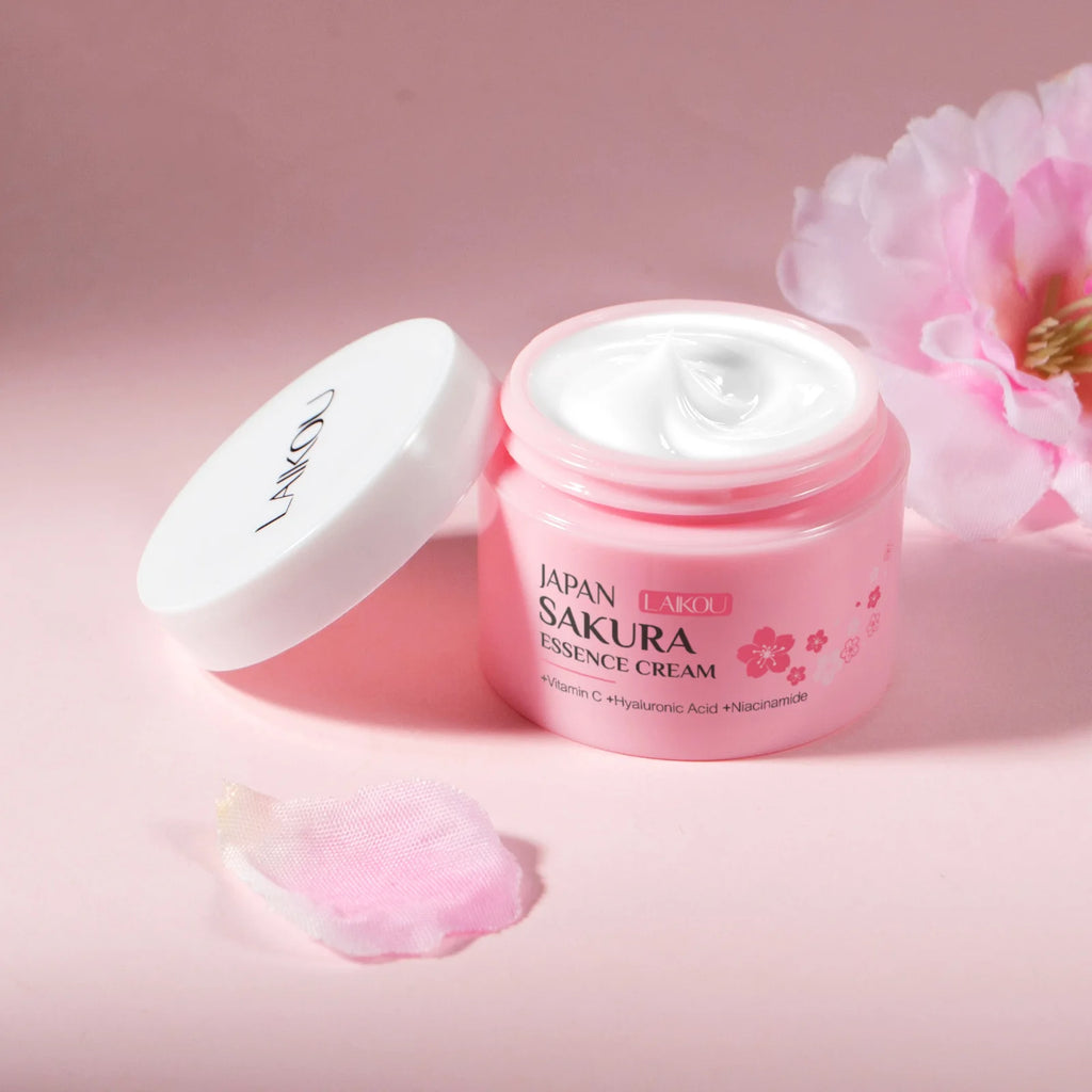 LAIKOU Japan Sakura Cream 25g Niacinamide Brightening Moisturizer Deep Hydration Repair Oil‑Control Gentle Nourishing Skin Care