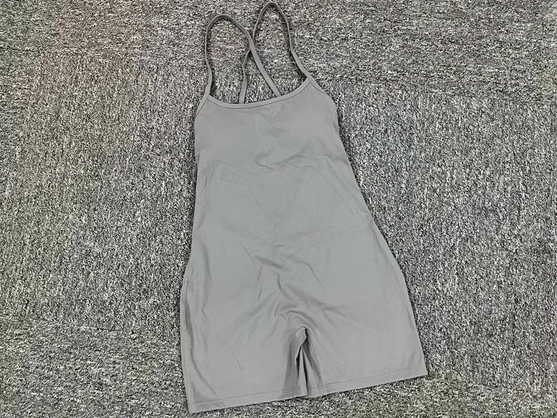 Cloud Rise Yoga SEXY Sports Jumpsuit Women Gym Fitness Playsuit Training Rompers Female Workout Bodysuits Lady Backless Overalls