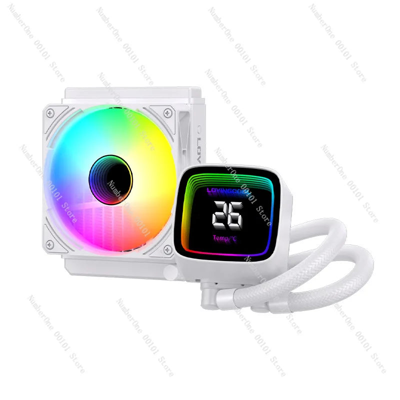 HK integrated water-cooled CPU radiator argb chassis fan