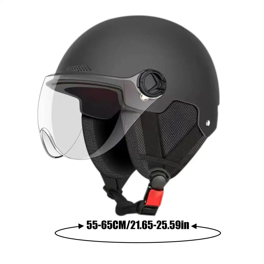 E-Bike Helmet with Ear Protection Anti-UV Breathable Safety Helmet for Electric Scooter Cycling, Adults Kids Women