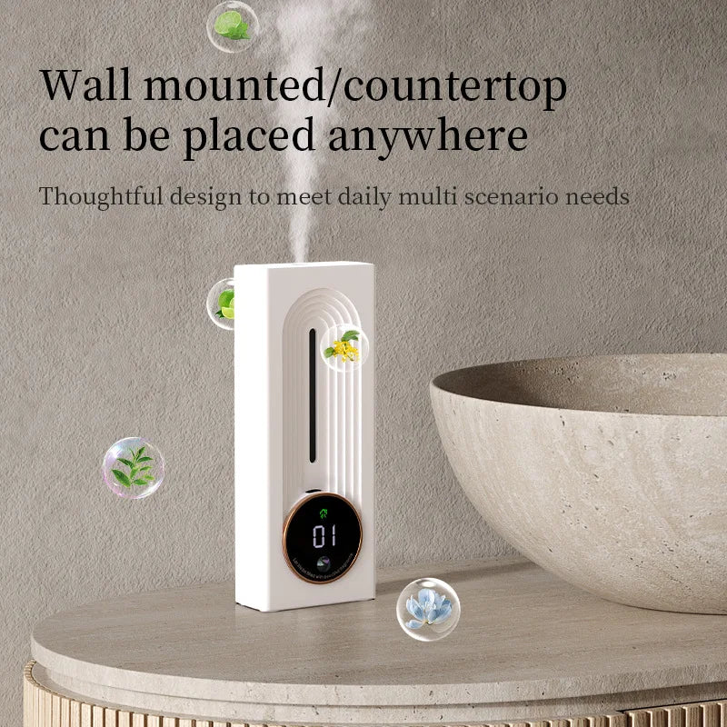 2026 New Wall-mounted Sensor Aroma Diffuser Automatic Aroma Sprayer Intelligent Aroma Diffuser