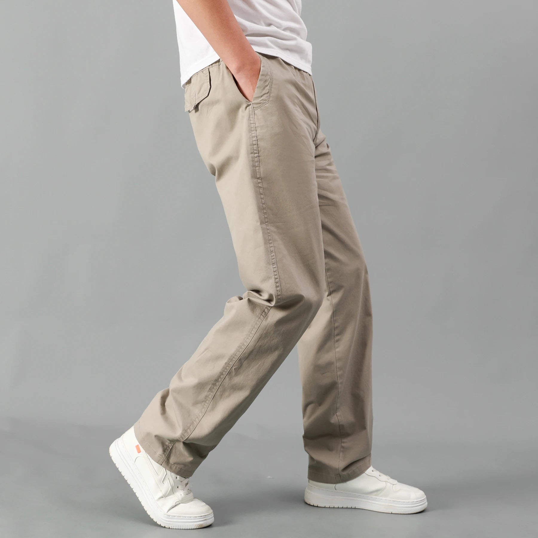 Men's Cargo Pants Summer Spring Cotton Workwear Large Size 6XL Casual Climbing Joggers Sweatpants Hombre Autumn Work Trousers