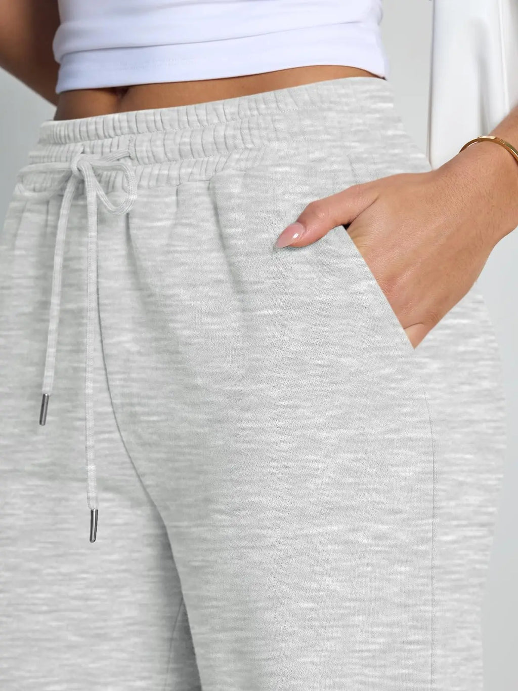 Women Summer Sweatpants 14 Colors Wide Leg Loose Fit Sports Pants Comfortable Drawstring Elastic Waist Casual Streetwear Joggers