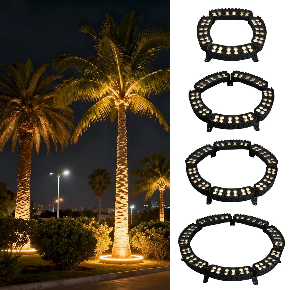 5Pcs LED Tree Hugging Lamp 85-265V Outdoor Christmas Tree Holding Lighting Lamp Waterproof IP65 Garden Park Courtyard Decor Lamp