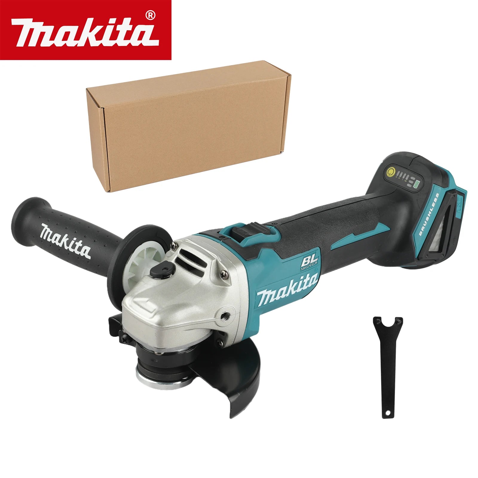 Makita DGA504 18V Brushless Lithium Electric Angle Grinder Rechargeable Polishing Machine Cutting Machine High Power