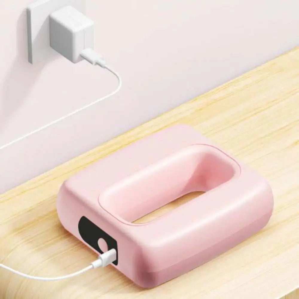 Portable Electric Fascia Massage Ring Ergonomic Fat Burning Electric Body Slimming Machine Compact Size with Belt