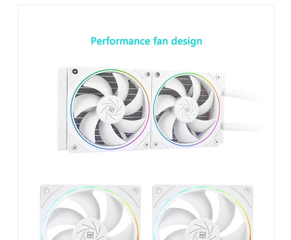 Thermalright Aqua Elite White 240 V2 All-in-one water cooling radiator Halo ARGB supports LGA1700/115X/2011/AM5/AM4