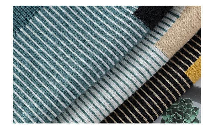 New Men's Mock Neck Knitted Sweaters Fashion Patchwork Knitting Pullovers Autumn Winter Daily Casual Warm Pullover Sweaters Male