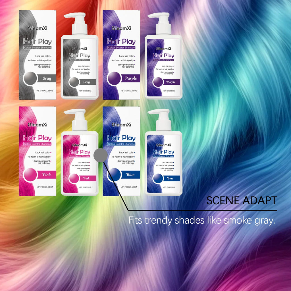Hair Coloring Shampoo Color Enhance Hair Dye Protection Fade Yellow After Bleach Hair Non-Irritating Fixing Hair Dye Shampoo