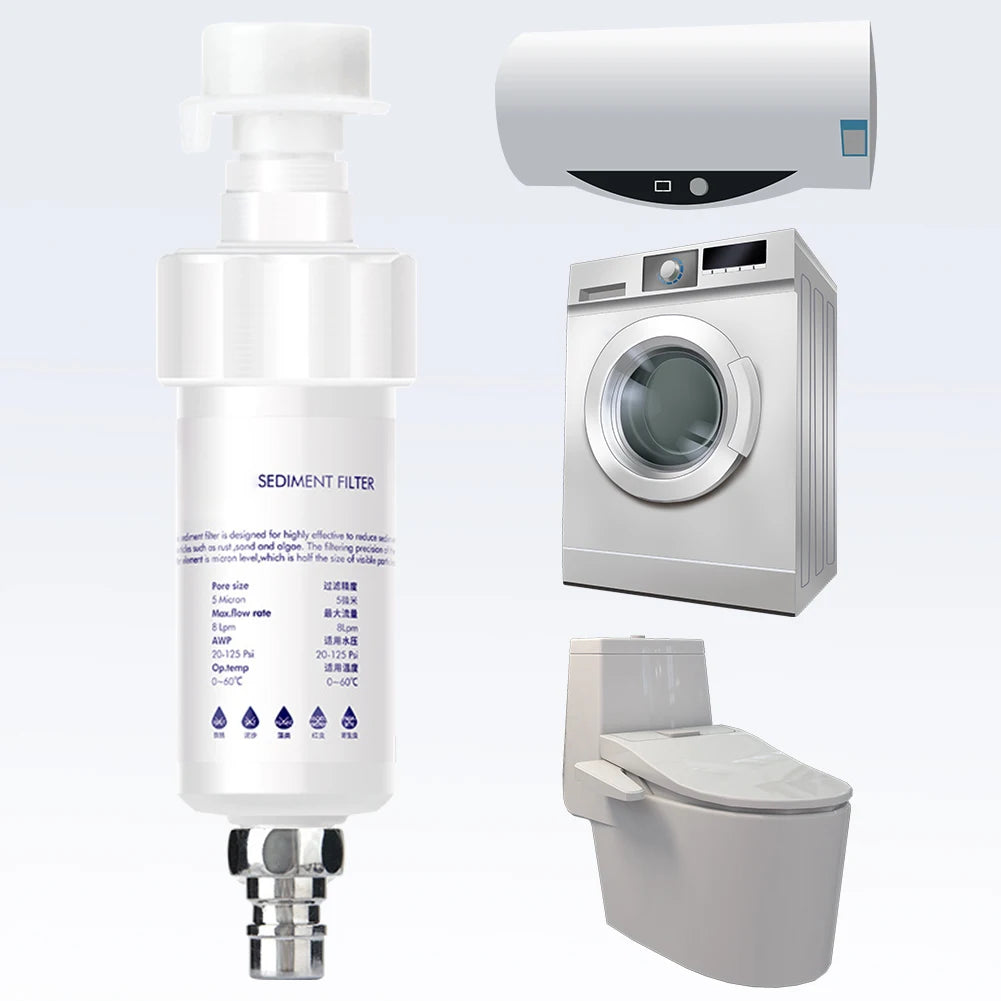 PP Cotton Pre-Filter Water Micron Filtration Shower Filter Water Filter Cartridge Cotton Filter Small Household Filte