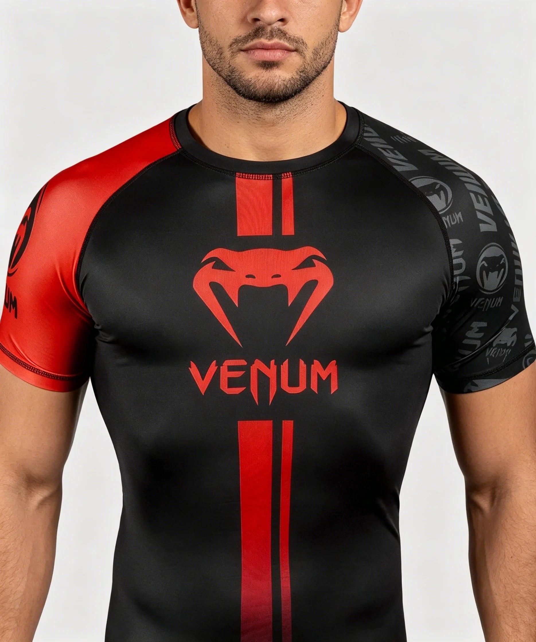Men's Sports Compression Short-sleeve T-shirt Quick-dry Breathable Gym Training Top