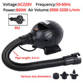 800W Electric Air Pump 2-in-1 Inflate Deflate Voltage：AC110/220V AU US EU UK Plug for Pool Boat Yoga Mat Vacuum Bag、air Bed