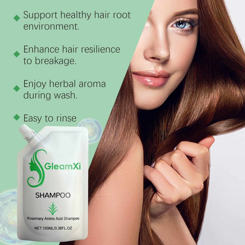Rosemary Amino Acid Shampoo, Gentle Moisturizing Formula, Nourishing Scalp Care, Boost Hair Resilience for Weak Hair Strands