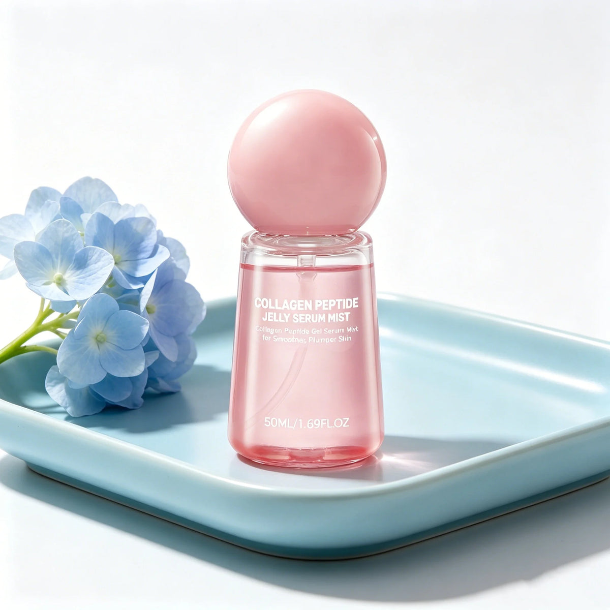 Women Jelly Face Essence Mist Fast Absorbing Non-Greasy Soothing Refreshing Skincare Collagen Facial Moisturizing Serum Sprays