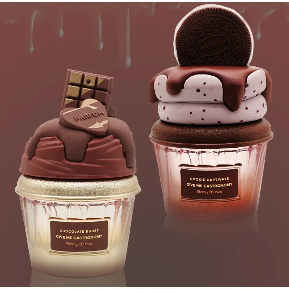 Arab Dubai Perfume Spray, Gourmand Women’s Fragrance, with Notes of Chocolate Cookie, Ice Cream, Strawberry, and Orange Citrus