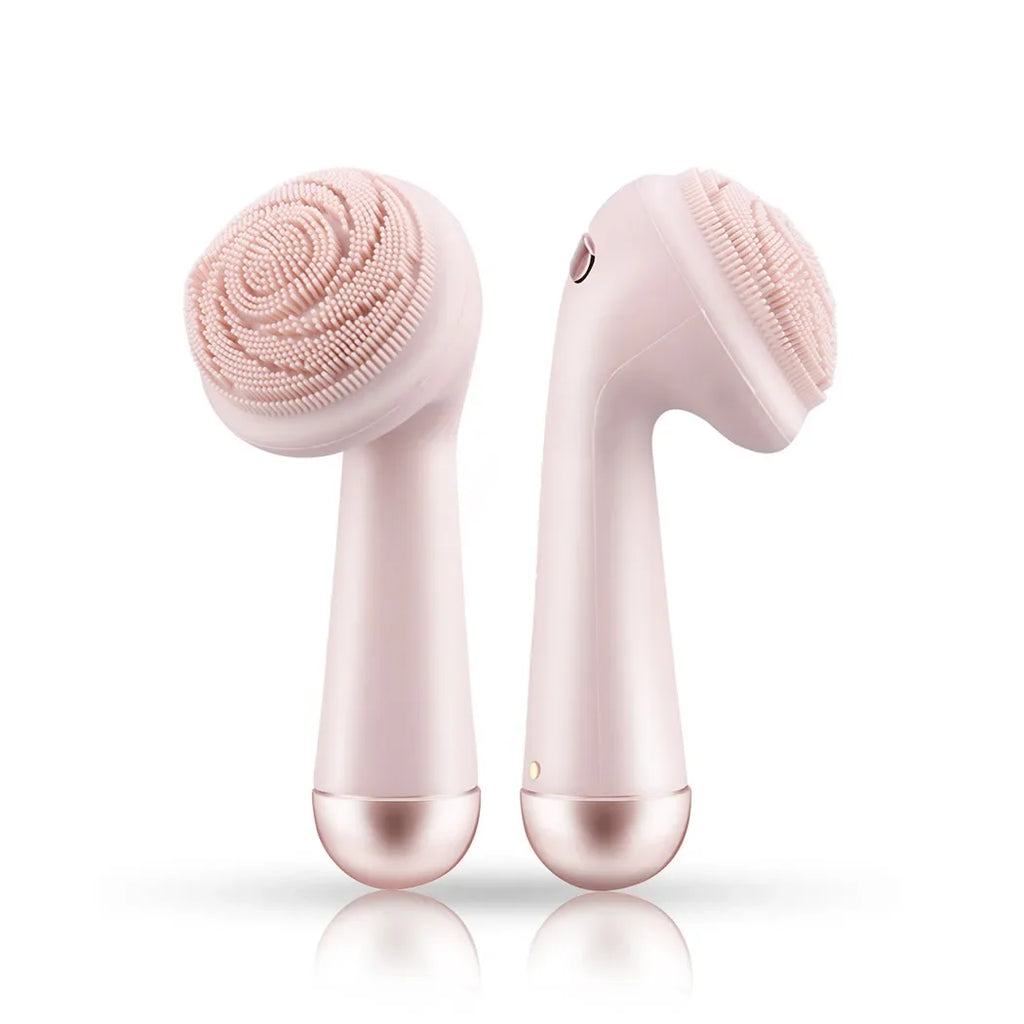 Electric Facial Brush Silicone Vibration Cleaner Waterproof Skin Care Machine Rechargeable Beauty Tool