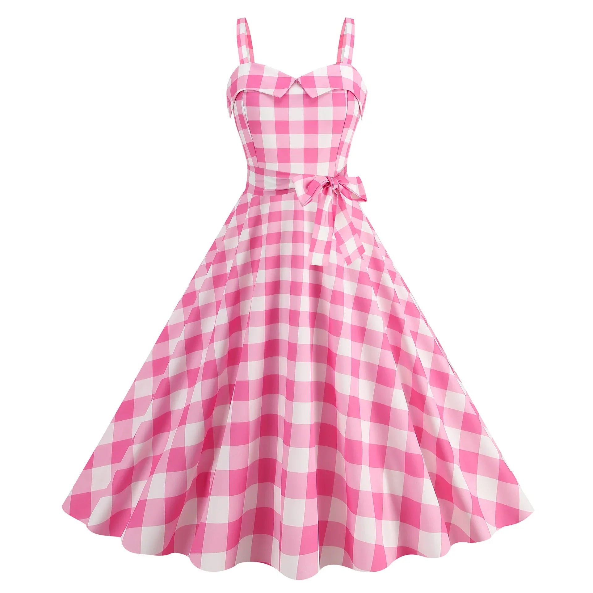 Vintage Classical Polka Dot Printed Dress Women's Sexy Sling Strap Wrap Chest Dress Valentine's Day Streetwear Spring Summer