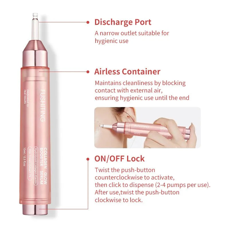 Collagen Glow Booster Milk Essence Soft Supple Skin Deep Moisturizing Lifting & Firming Skin Care Gentle Repair Collagen Essence