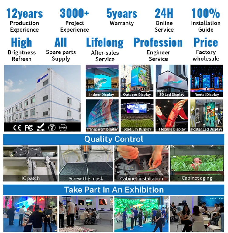 Rental Display HD Video Super Clear Outdoor P3.9 LED Screen with Die Casting Aluminum Cabinet Easy to Install