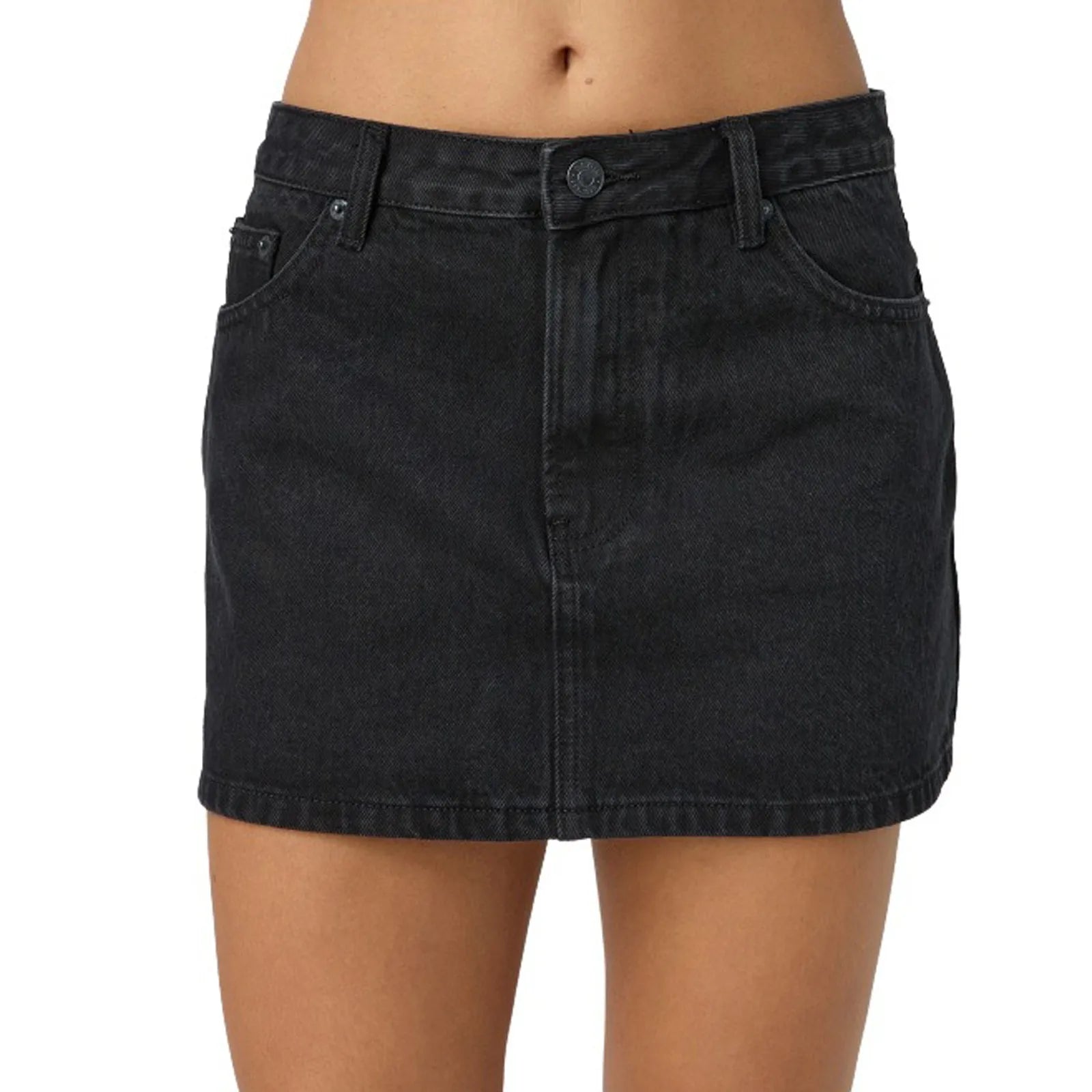 Vintage Denim Mini Skirts for Women Summer Fashion High Waist Straigth Short Faldas Casual Streetwear Classic Jean Skirt
