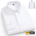 Men's Oxford Pattern Shirt Long Sleeve Big Size S-11XL Cotton Slim Fit Business Casual Traditional Shirts Easy Care Comfort