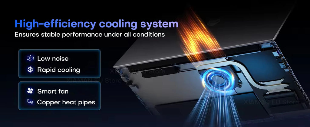Xiaman 15.6 inch Windows 11 Pro Laptop Computer Intel Core i3 IPS 1080P Notebook PC Office Study Laptops Fingerprint Unlock