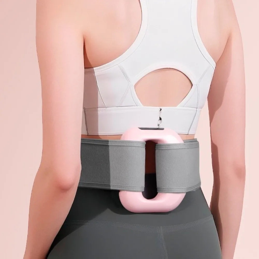 Ergonomic Electric Fascia Massage Ring 5 Adjustable Speed Fat Burning Electric Body Slimming Machine Compact Size with Belt