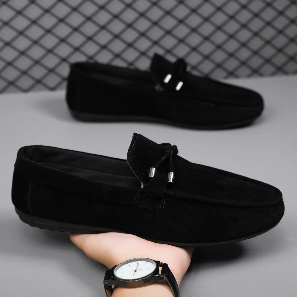 Men Loafers Soft High Quality Spring Autumn Shoes Men Casual Shoes Warm Slip on Flats Driving Shoes Large Size chaussure hommes