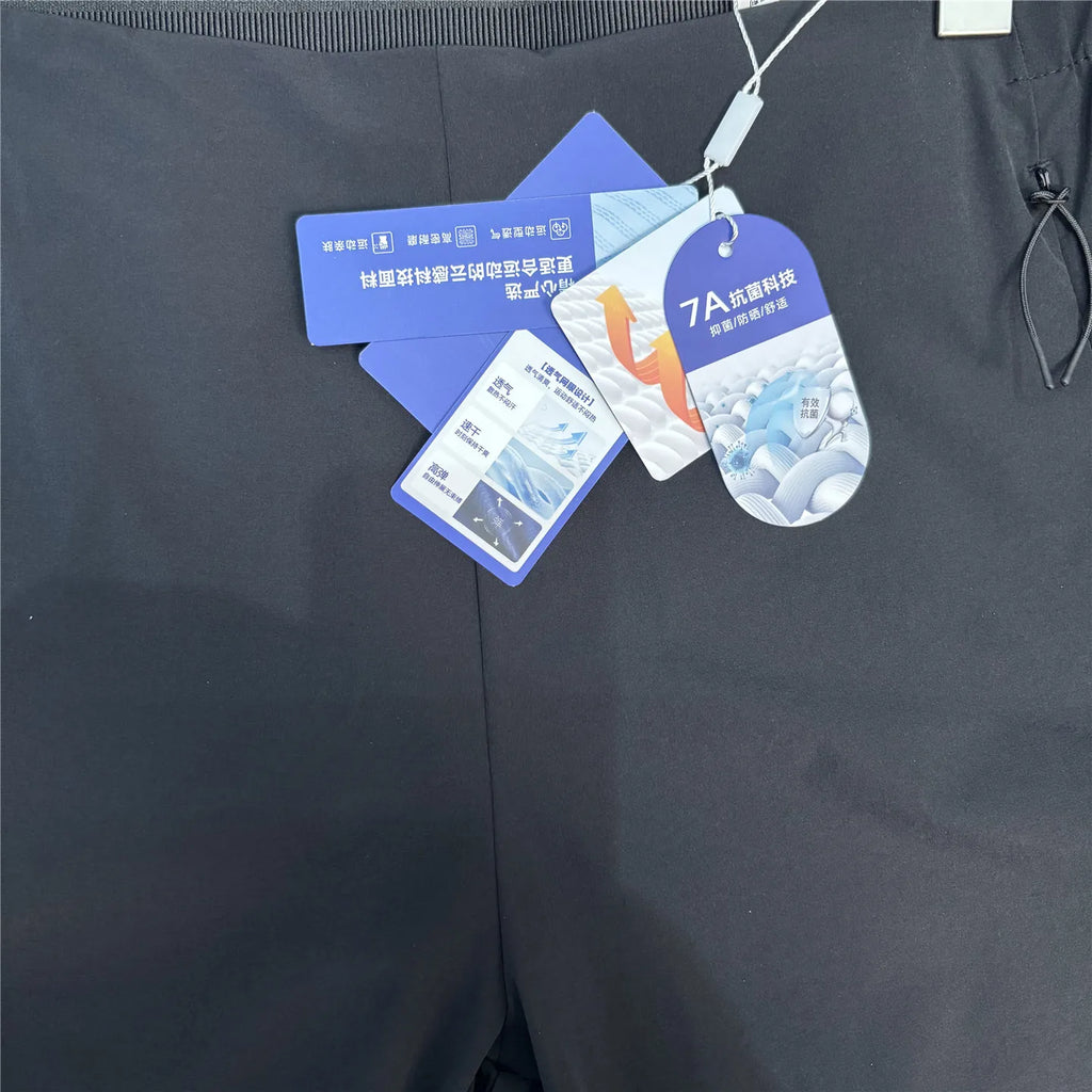Men's Outdoor Quick Dry Breathable Fabric 3D Tailored Shorts Summer Five-Quarter Pants Short Pants Comfortable Lightweight