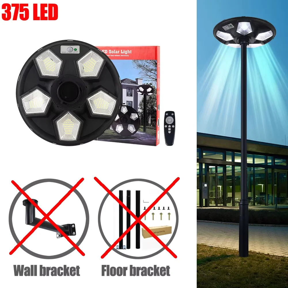 Solar Lamp Post Light with 78" Tall Pole, Removable Head, IP67 Waterproof Outdoor Garden Lamp,Easy Install