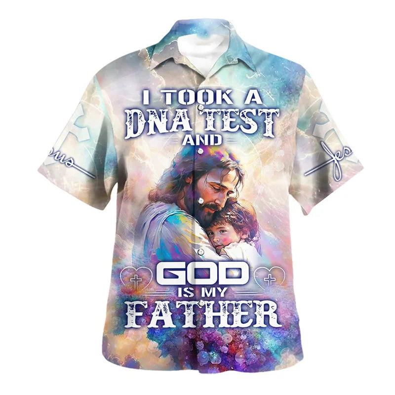 Jesus Love Me God Loves The World  Hawaiian Shirts Mens Womens Fashion Cool Beach Shirts Summer Cool Floral Shirt Tops Clothes