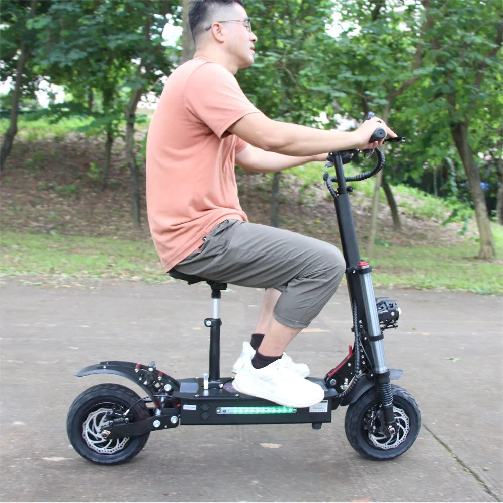 Updated S3-11 100-120KM Range Foldable Electric Scooters Adult 6000w 40AH dualtron elektroroller 11 inch Offroad Tire e scooter