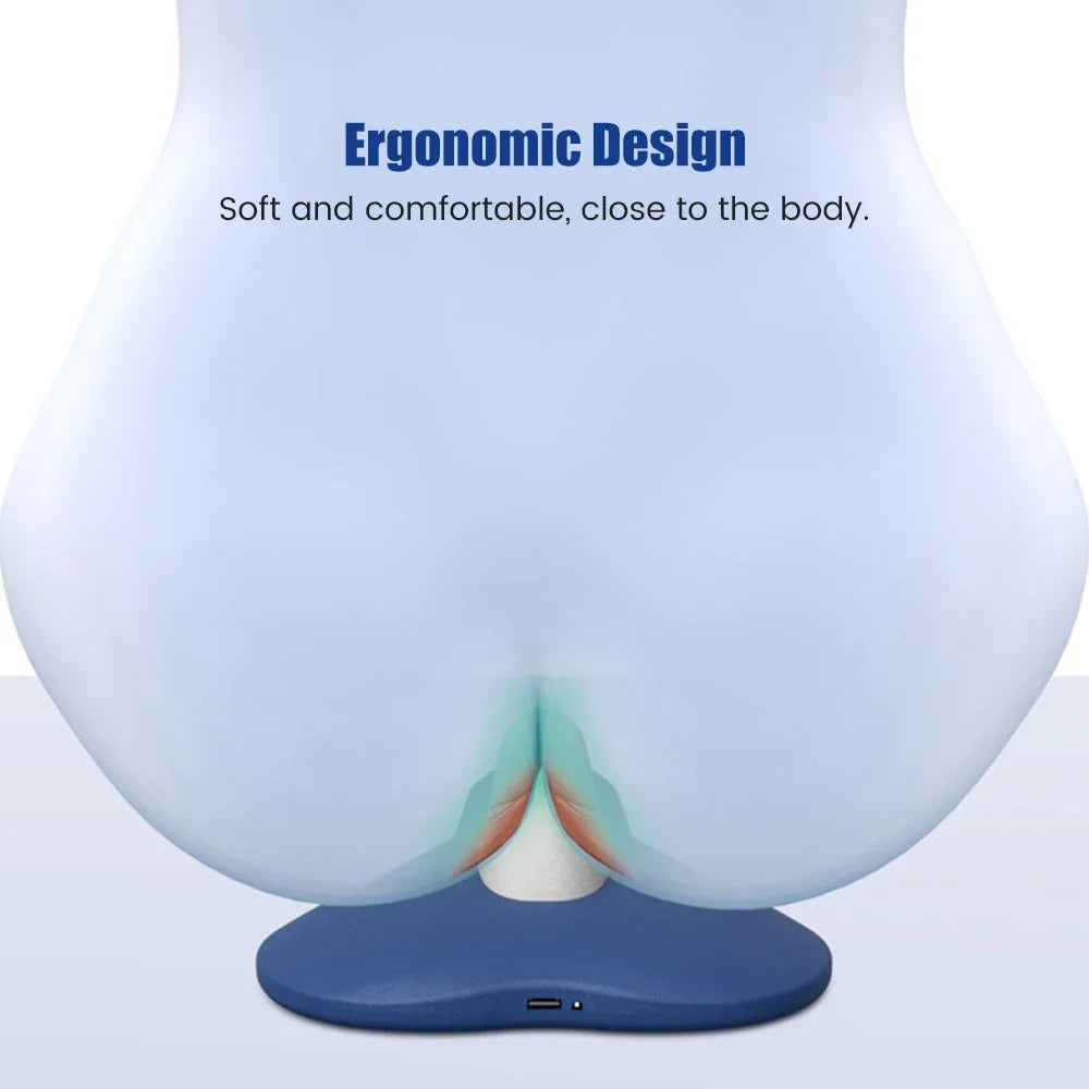 Pelvic Floor Muscle Trainer USB Rechargeable Pelvic Floor Muscle Exerciser Tens EMS Electric Sphincter Trainer for Men Women