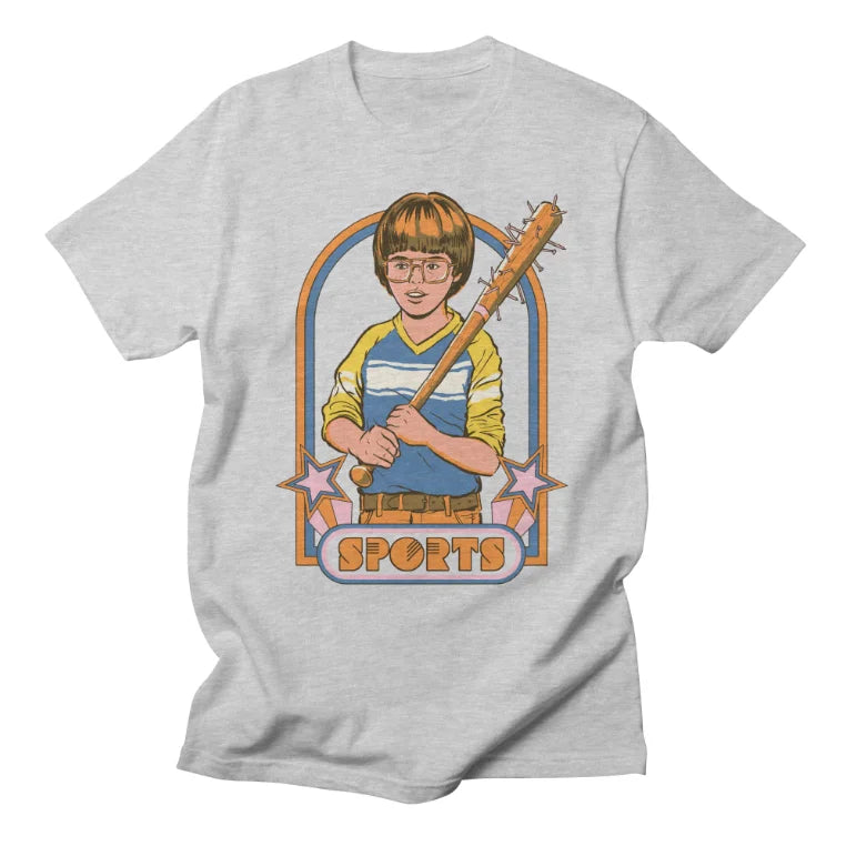 Classic Cartoon Anime, European and American Style Illustration, High Street Casual T-shirt, Men's and Women's Luxury  Top 2026