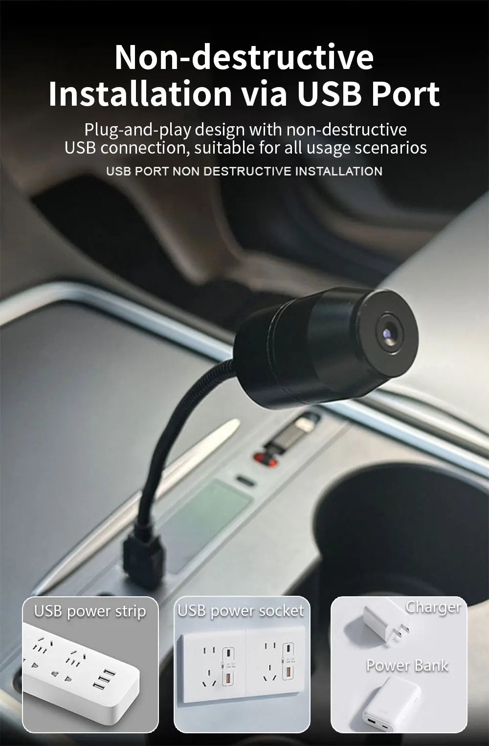 Car Interior Light Roof Star Light USB LED Starry Atmosphere Projector Decoration Night Party Decor Romantic Saturn Galaxy Light
