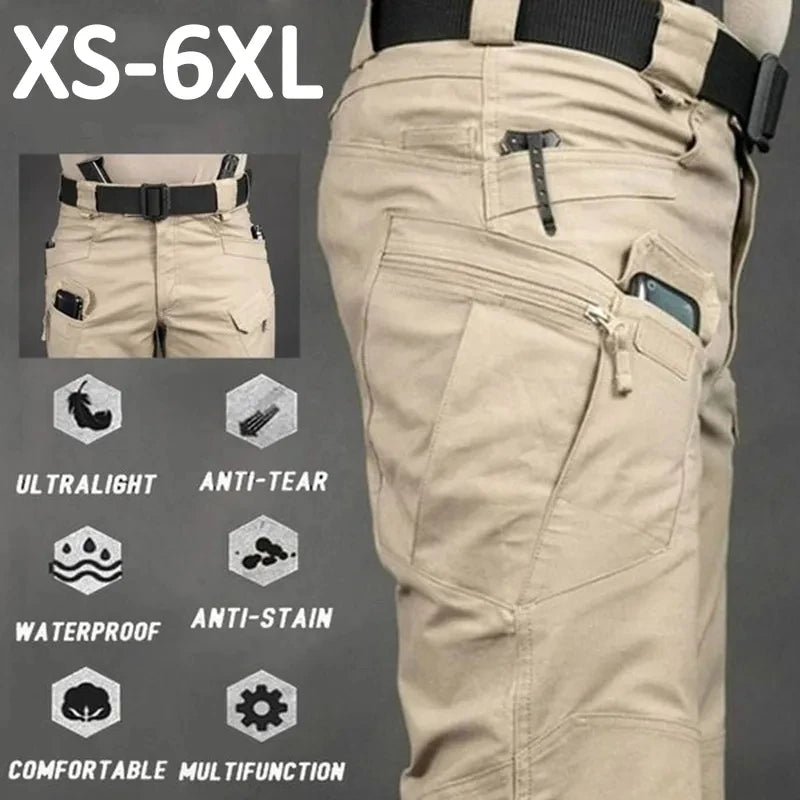 Tactical Cargo Pants Men Combat Trousers Cargo Pants Multiple Pockets Working Hiking Casual Men's Trousers Plus Size 6XL