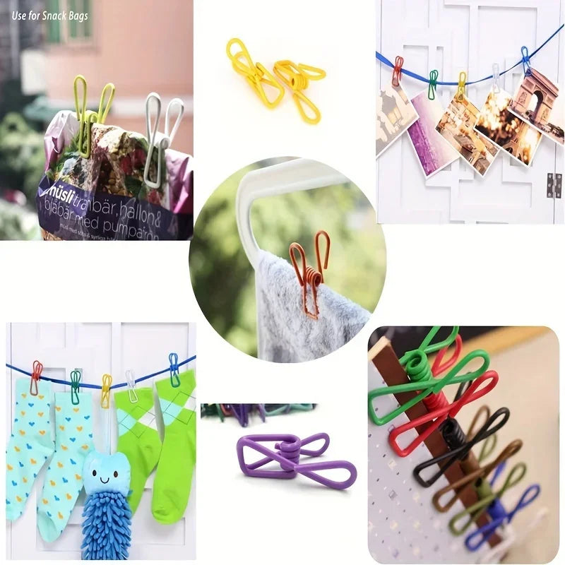 New Mini Bag Sealing Clip Kitchen Storage Food Snack Seal Sealing Bag Clips Portable Sealer Clamp Metal Tool Kitchen Accessories
