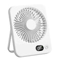 2025 New Small Fan Handy Charging Long Life Ultra-thin Desktop Fan Large Wind Super Quiet Folding Handheld Table Fan